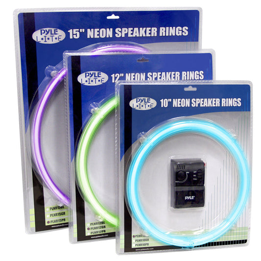 product image number 1 for Pyle Pyle Lite Series 15'' Purple Neon Speake