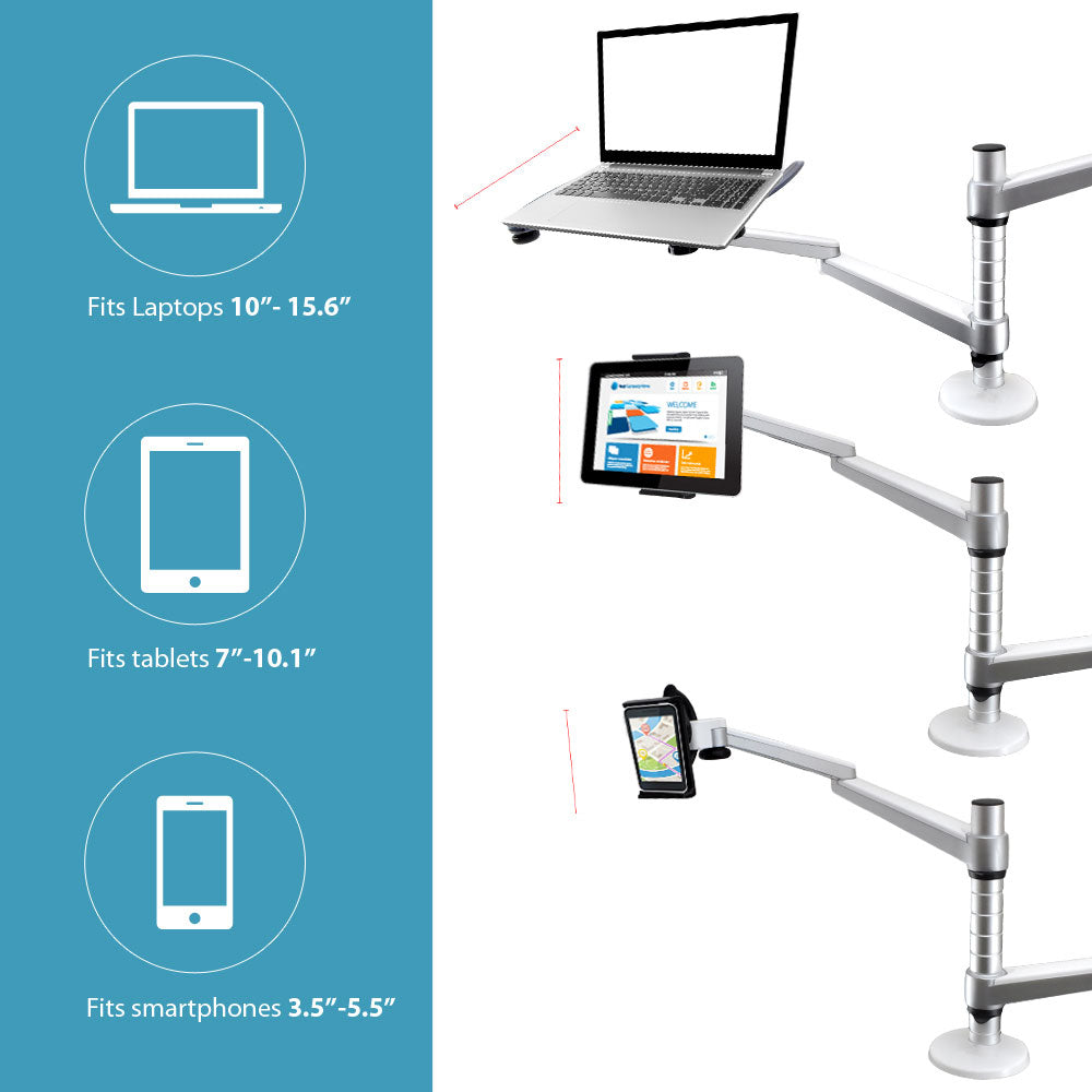 product image number 3 for Pyle Dual Device Holder Universal Stand