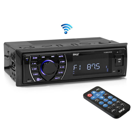 Marine Stereo Receiver 300W Bluetooth Hands-Free USB/SD Readers