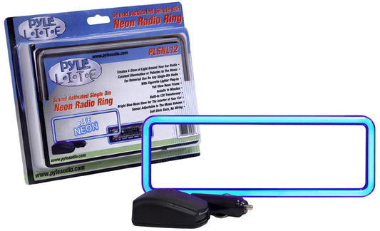 product image number 1 for Pyle Single Din Sound Activated Neon Radio Ri