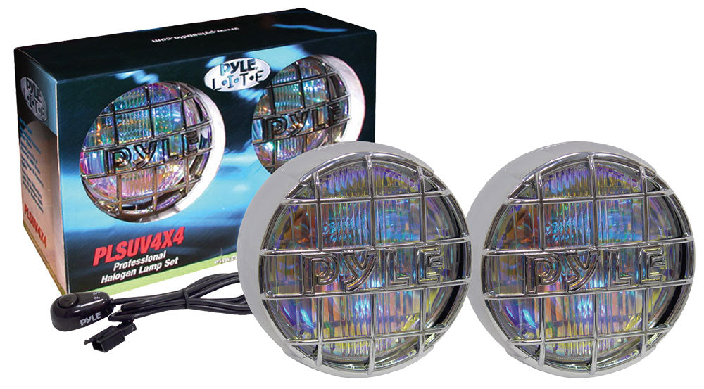 product image number 1 for Pyle High Power Halogen Suv Grill Lamp Set