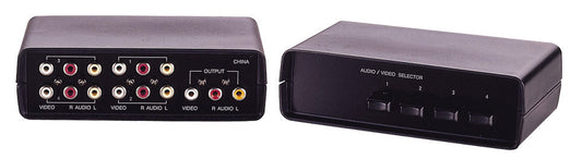 product image number 1 for Pyle 4 In/1 Out Audio Video Switcher