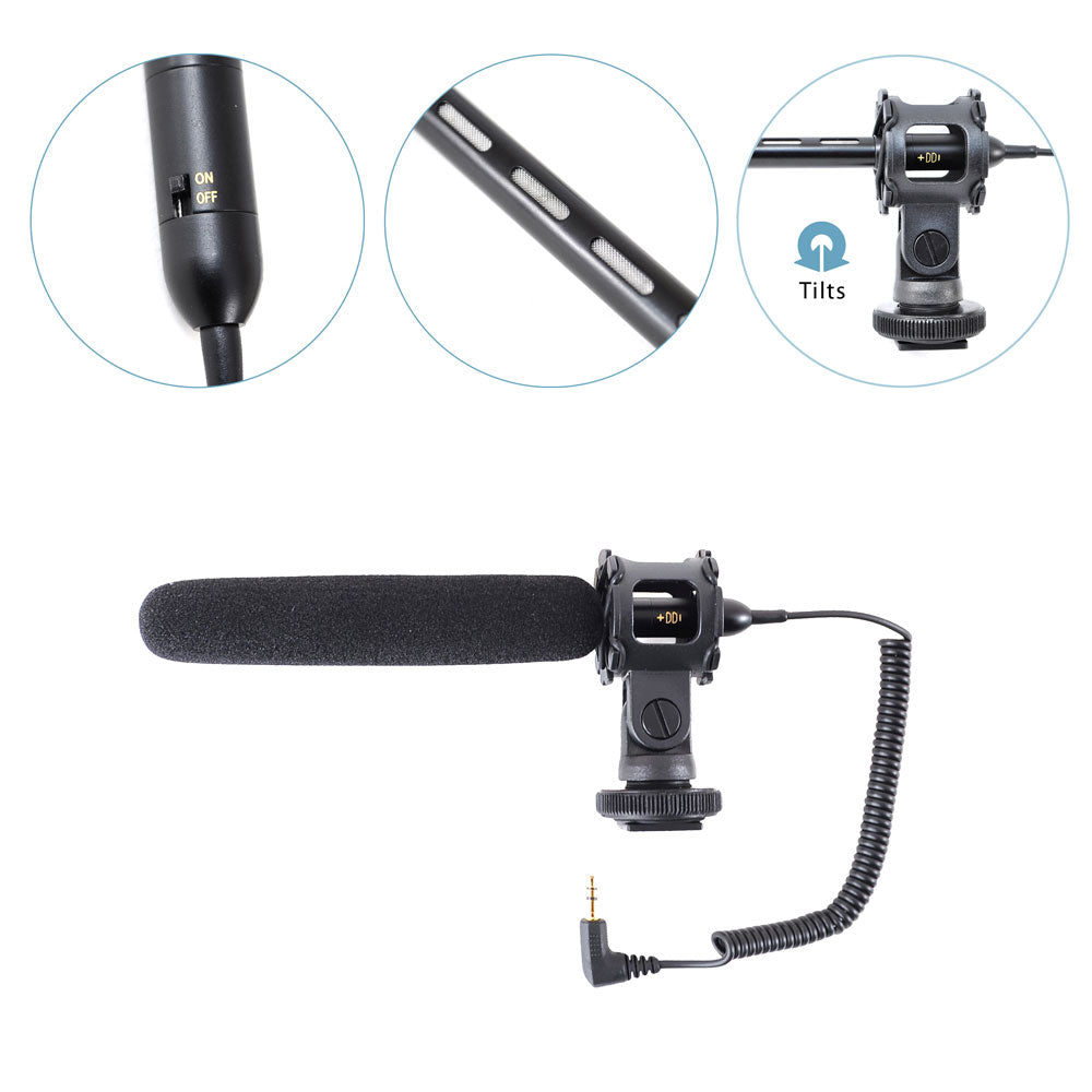 product image number 5 for Pyle Video/Camera Shotgun Microphone