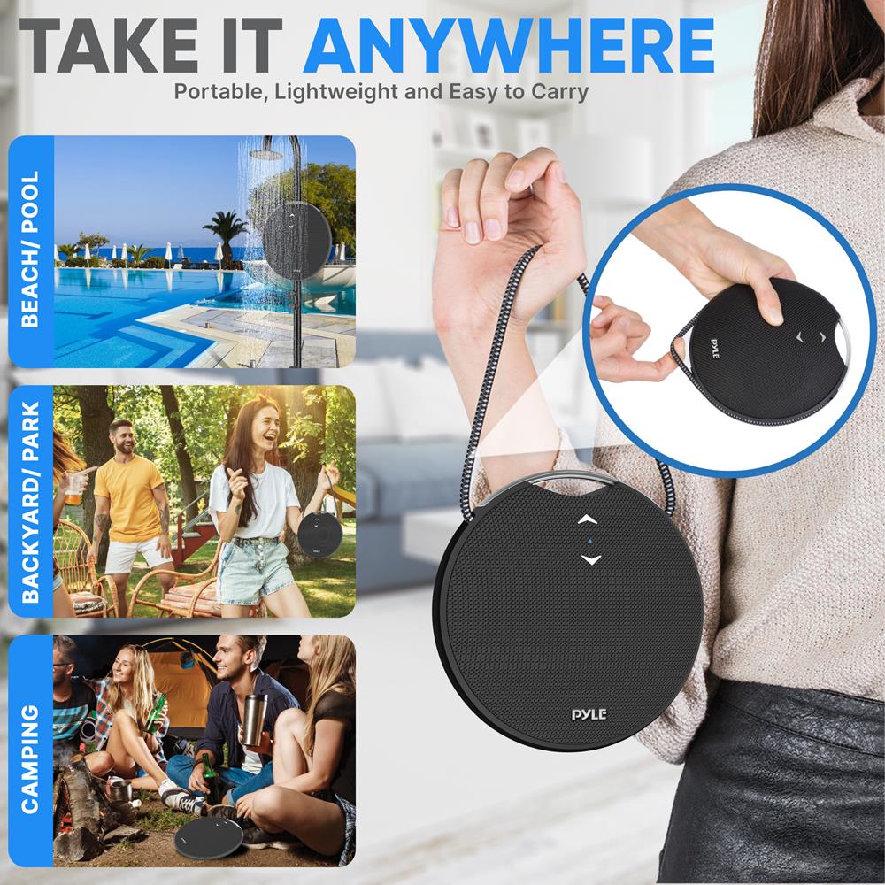 product image number 4 for Pyle Portable Wireless Bt Streaming Mini Spea