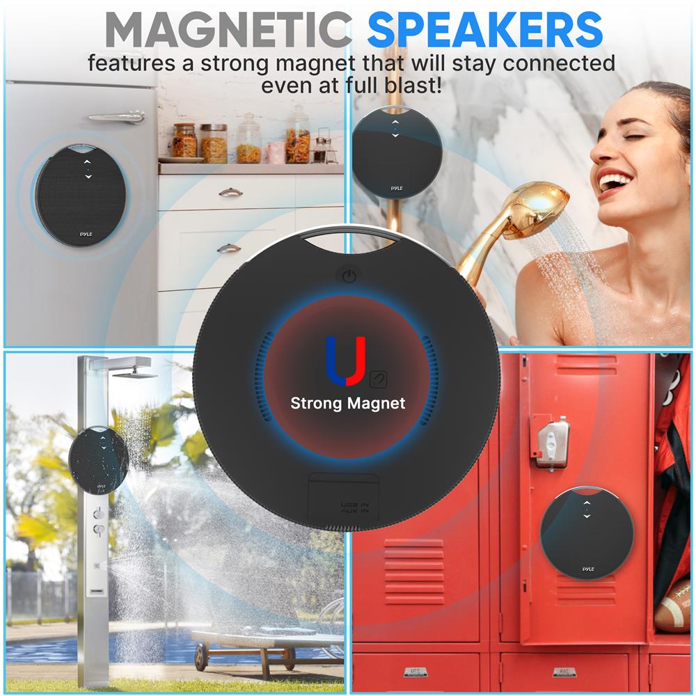 product image number 7 for Pyle Portable Wireless Bt Streaming Mini Spea