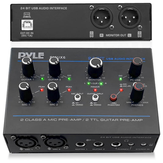 USB Audio Interface - Pristine Recording - Ultralow Noise - Compact Design