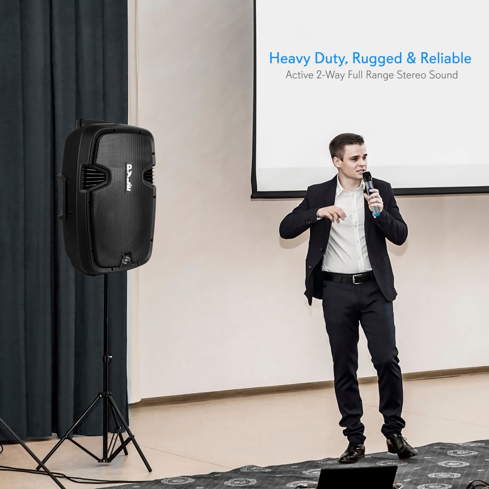 product image number 5 for Pyle 12’’ Bluetooth Pa Speaker & Mic System