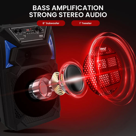 Portable Bluetooth PA Speaker System Kit - PPHP82SM