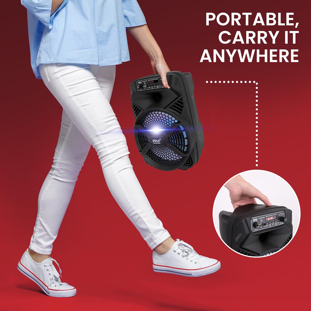 product image number 6 for Pyle 8” Portable Pa Speaker