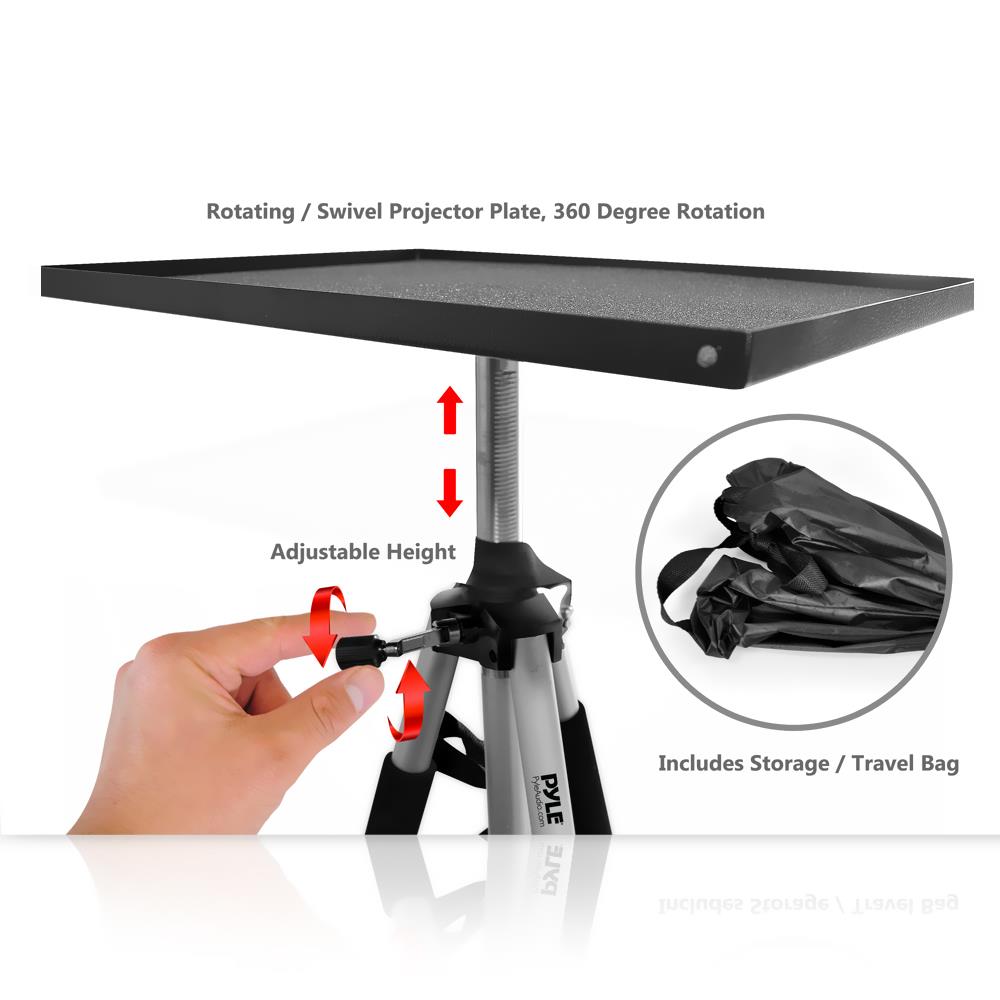 product image number 3 for Pyle Portable Video Projector Tripod Stand