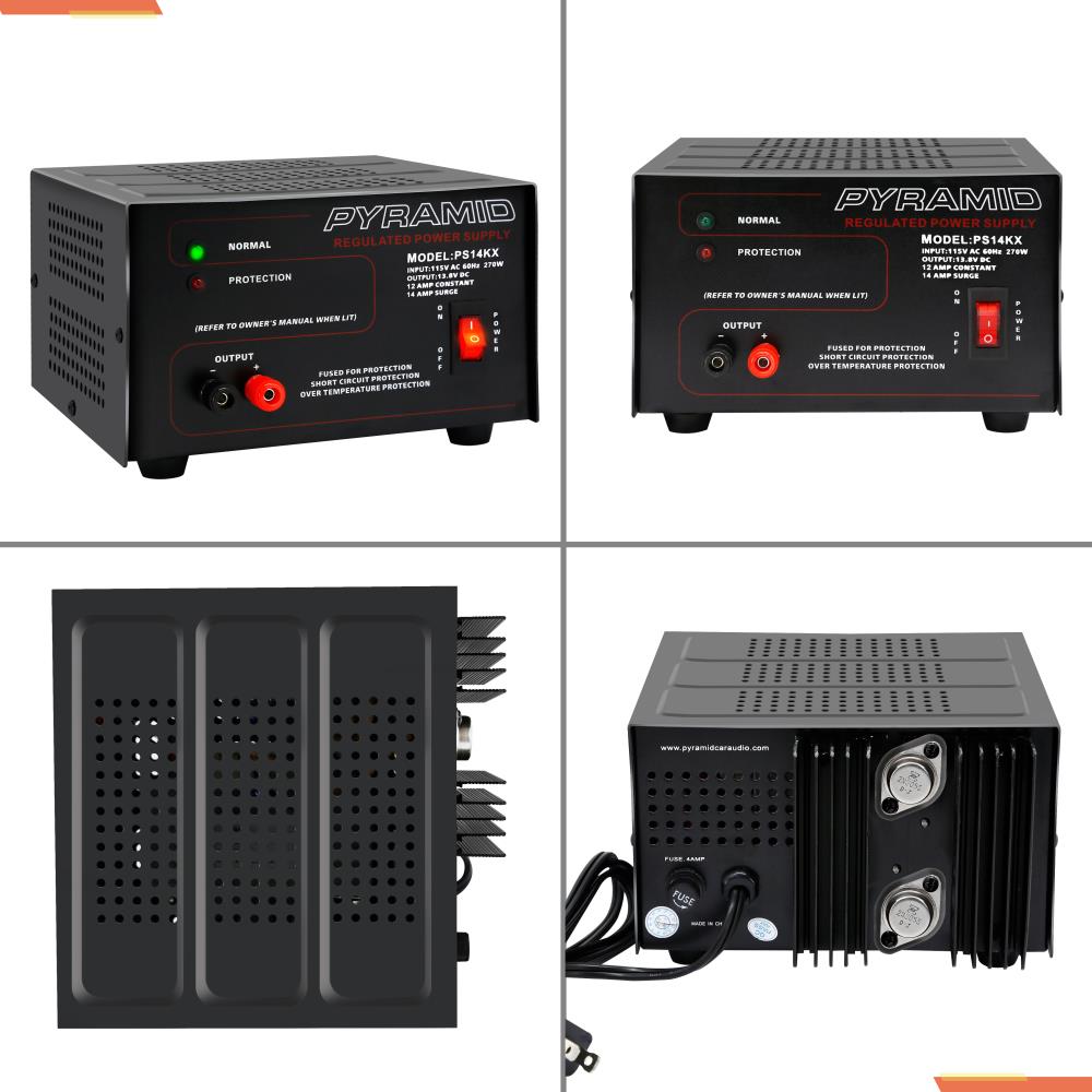 product image number 2 for Pyramid 12 Amp Bench Power Supply