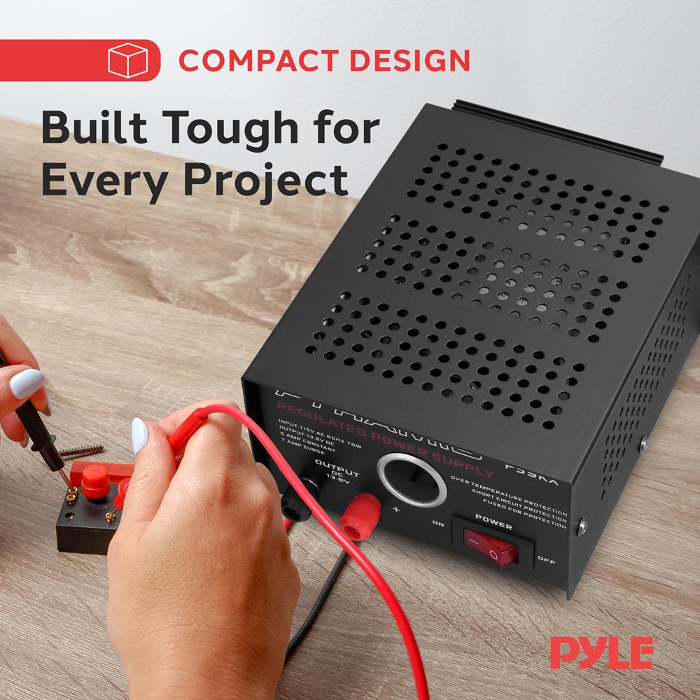 product image number 5 for Pyramid 5 Amp Bench Power Supply
