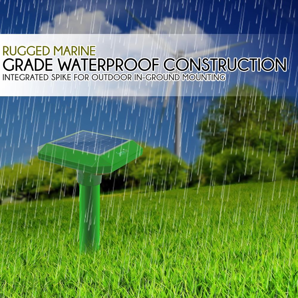 product image number 3 for SereneLife Solar Power Mole Repeller