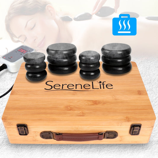 product image number 1 for SereneLife Hot Stone Massage Kit