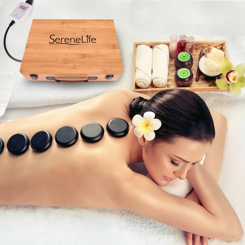product image number 6 for SereneLife Hot Stone Massage Kit