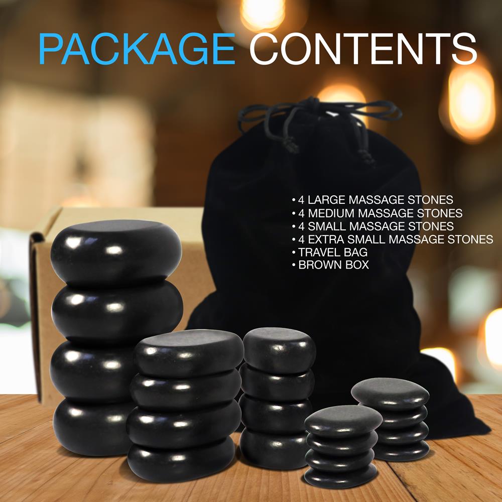 product image number 2 for SereneLife Hot Massage Stones