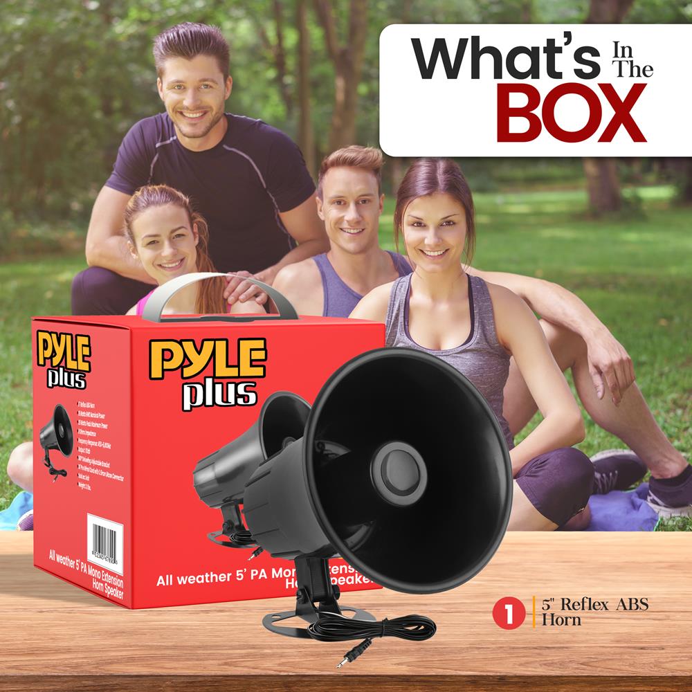 product image number 2 for Pyle 5'' Inch Indoor/Outdoor Pa Horn Speaker