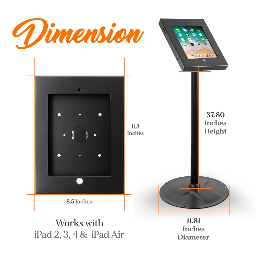 product image number 2 for Pyle Ipad Security / Anti-Theft Stand Mount