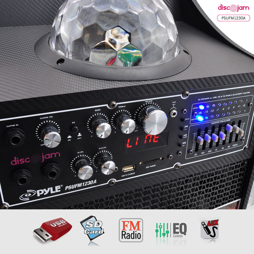 product image number 2 for Pyle Disco Jam Portable Pa Speaker System