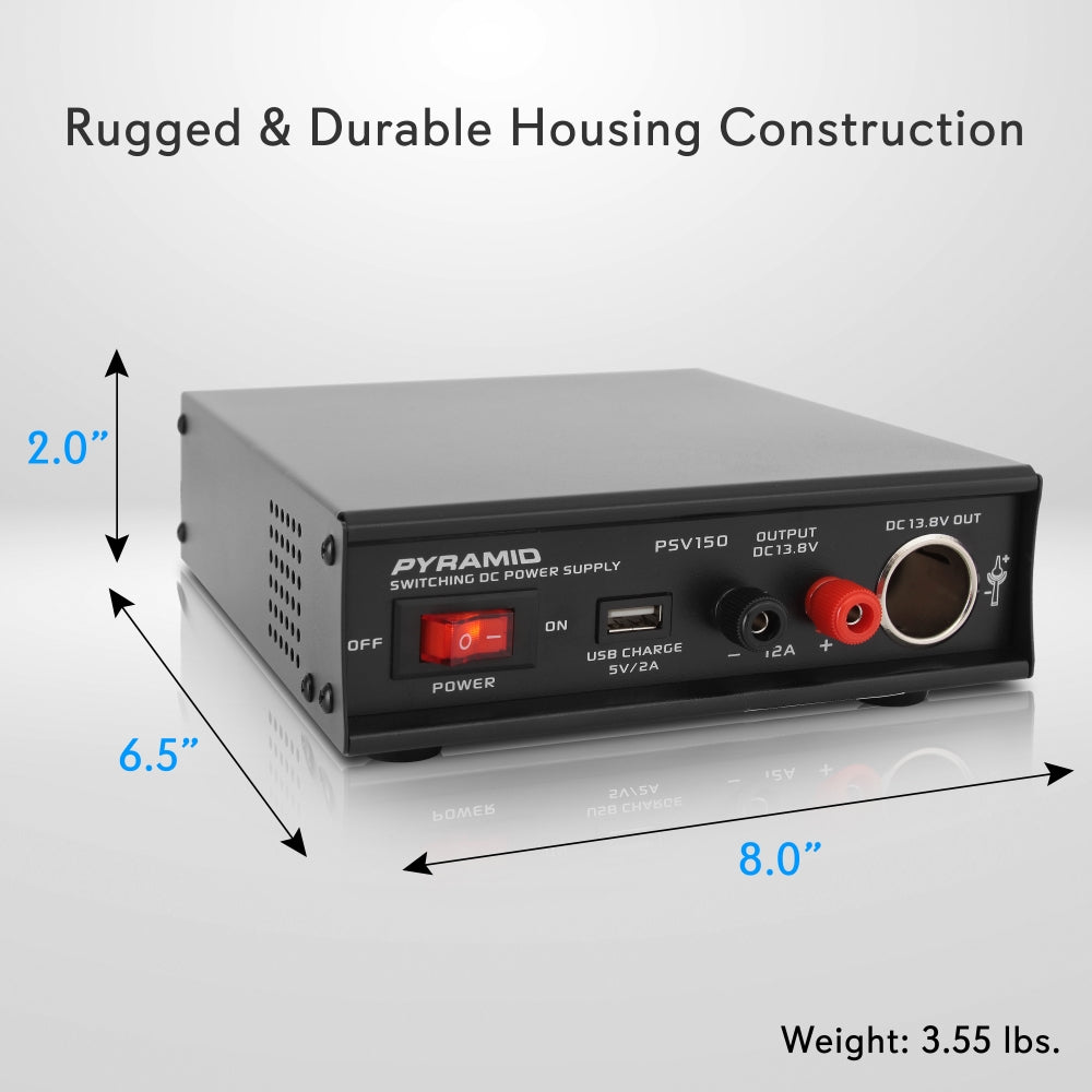 product image number 7 for Pyramid Hobbyist Bench Power Supply, 12 Amp