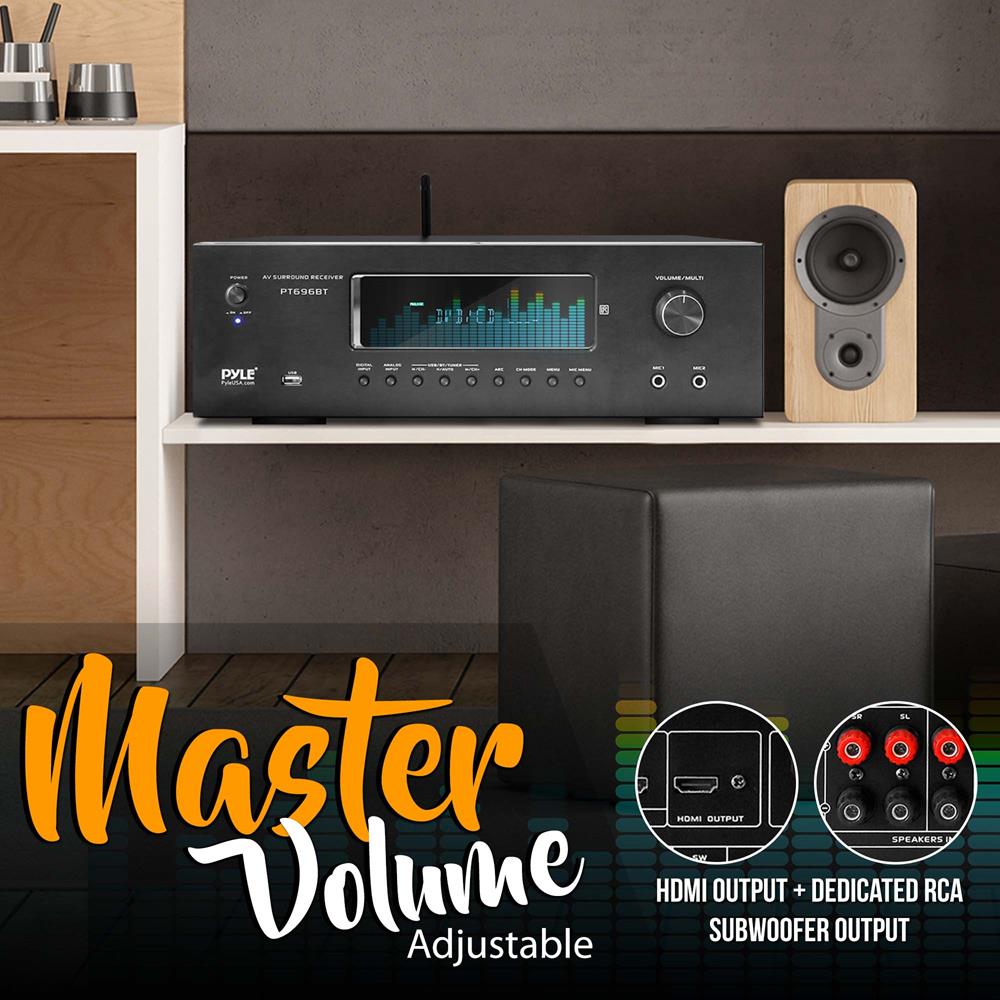 product image number 6 for Pyle Channel Bluetooth Home Theater Receiver