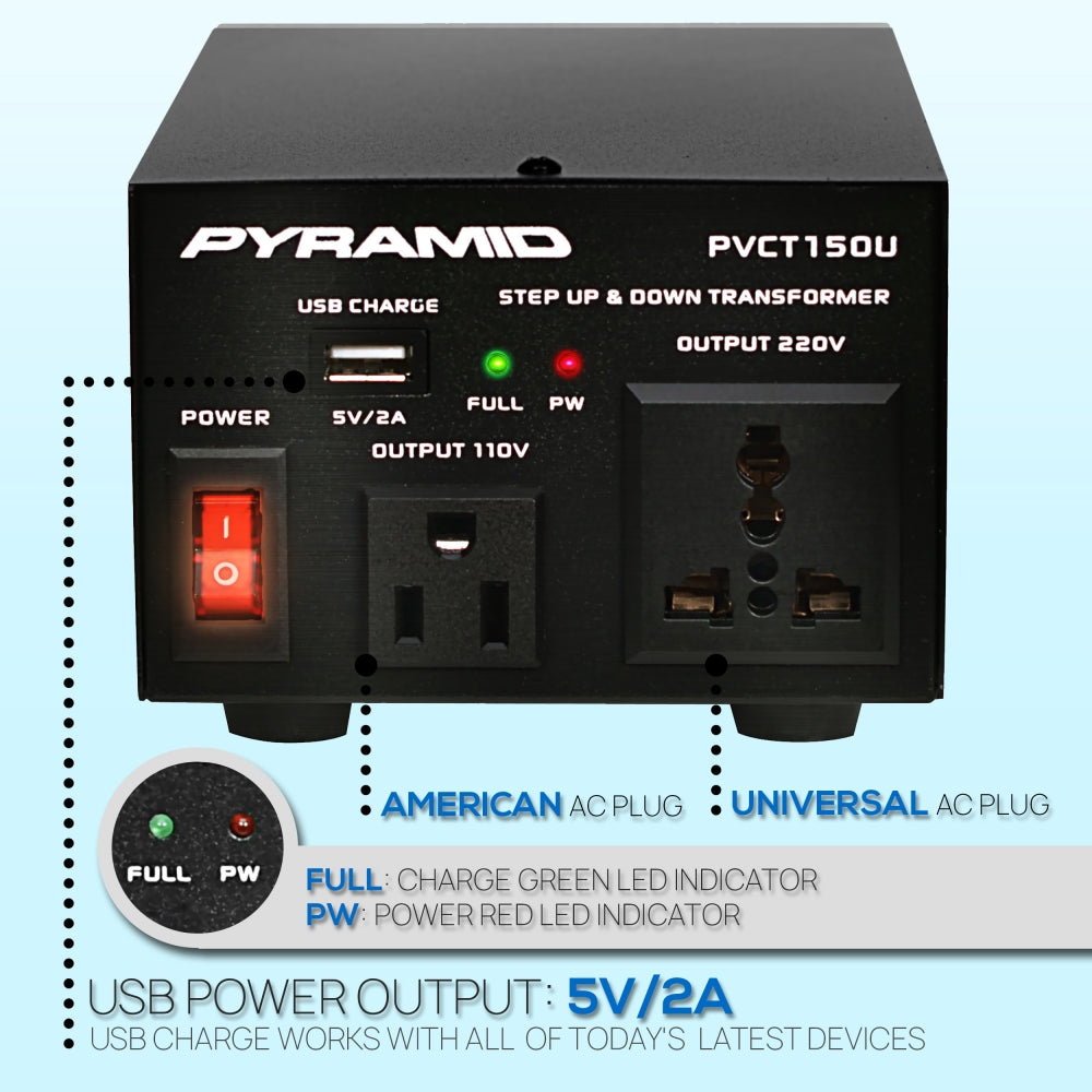 product image number 2 for Pyramid Step Up And Step Down Transformer