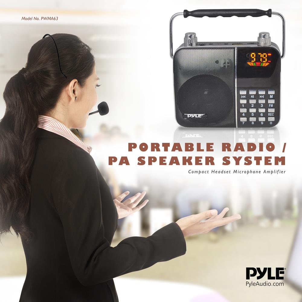 product image number 5 for Pyle Portable Radio & Pa Speaker System