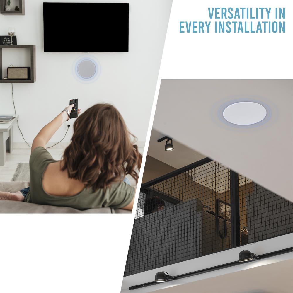 product image number 4 for Pyle 5.25’’ In-Wall/In-Ceiling 2-Way Speakers