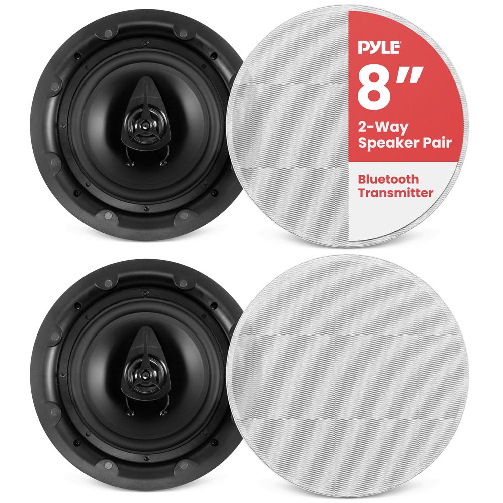 product image number 1 for Pyle 8’’ In-Wall/In-Ceiling 2-Way Speakers