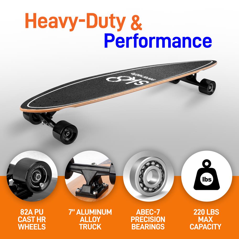 product image number 5 for SereneLife Canadian Maple Deck Skateboard