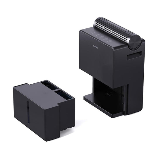 2-in-1 Portable Dehumidifier, Smart Control, Removable Cylinder, White