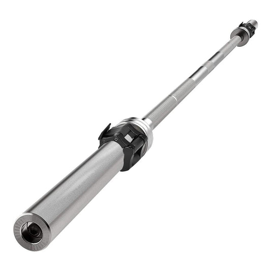 Olympic Barbell 7ft - Durable Chrome, Non-Slip Grip, 300lb Capacity