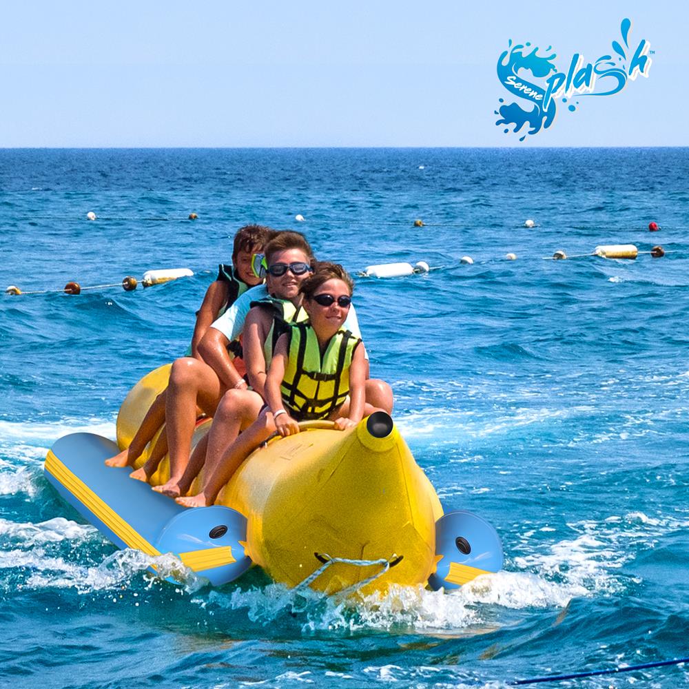 product image number 6 for SereneLife Recreational Inflatable Banana Boat