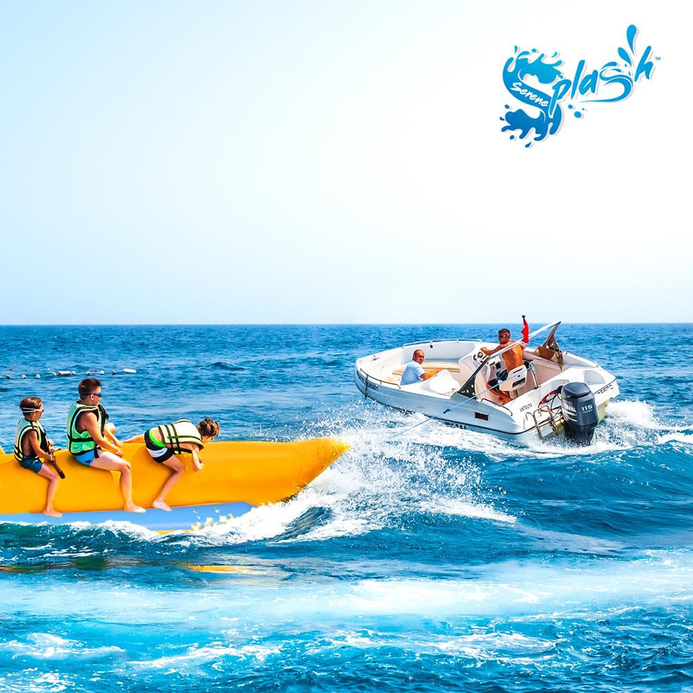 product image number 7 for SereneLife Recreational Inflatable Banana Boat