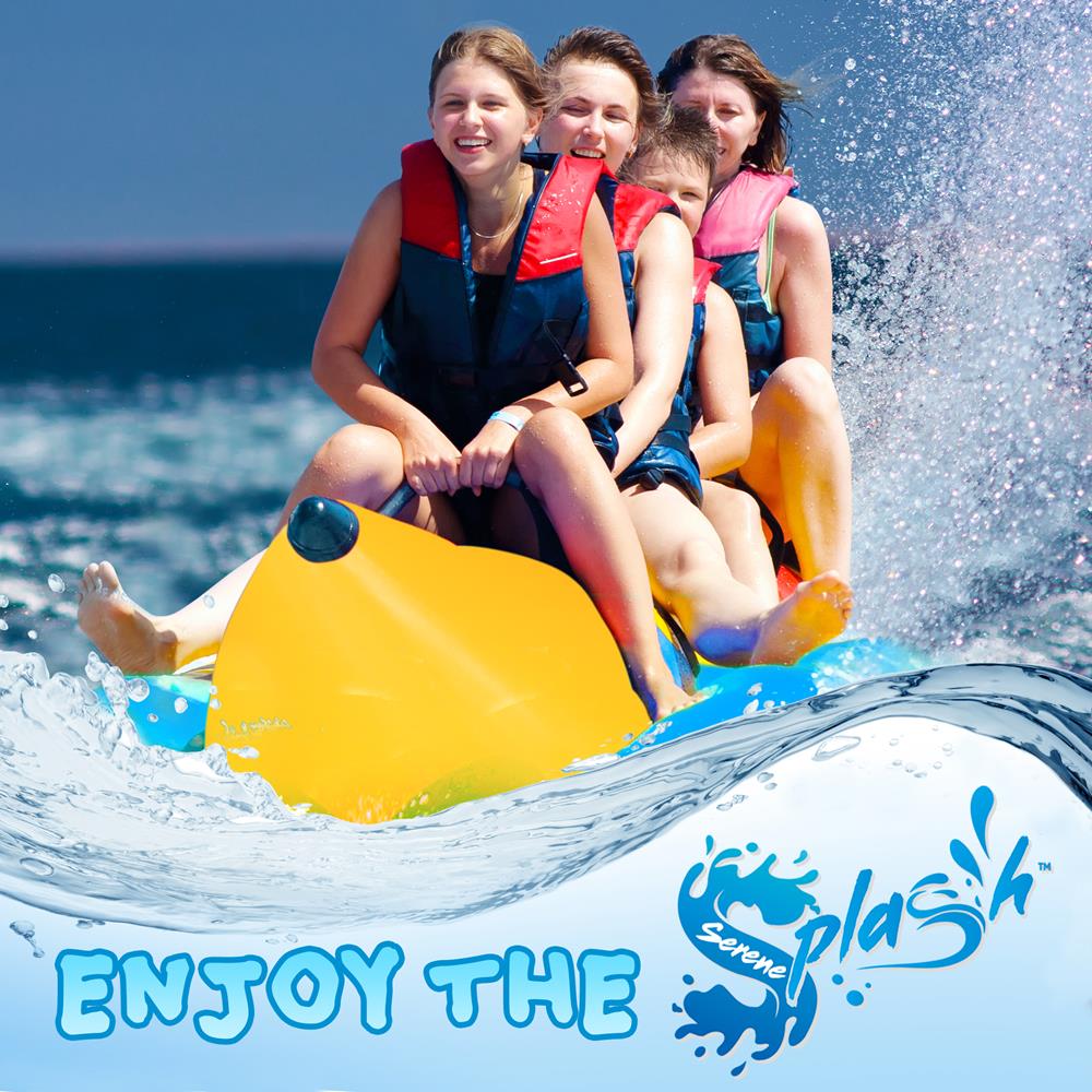 product image number 7 for SereneLife Recreational Inflatable Banana Boat
