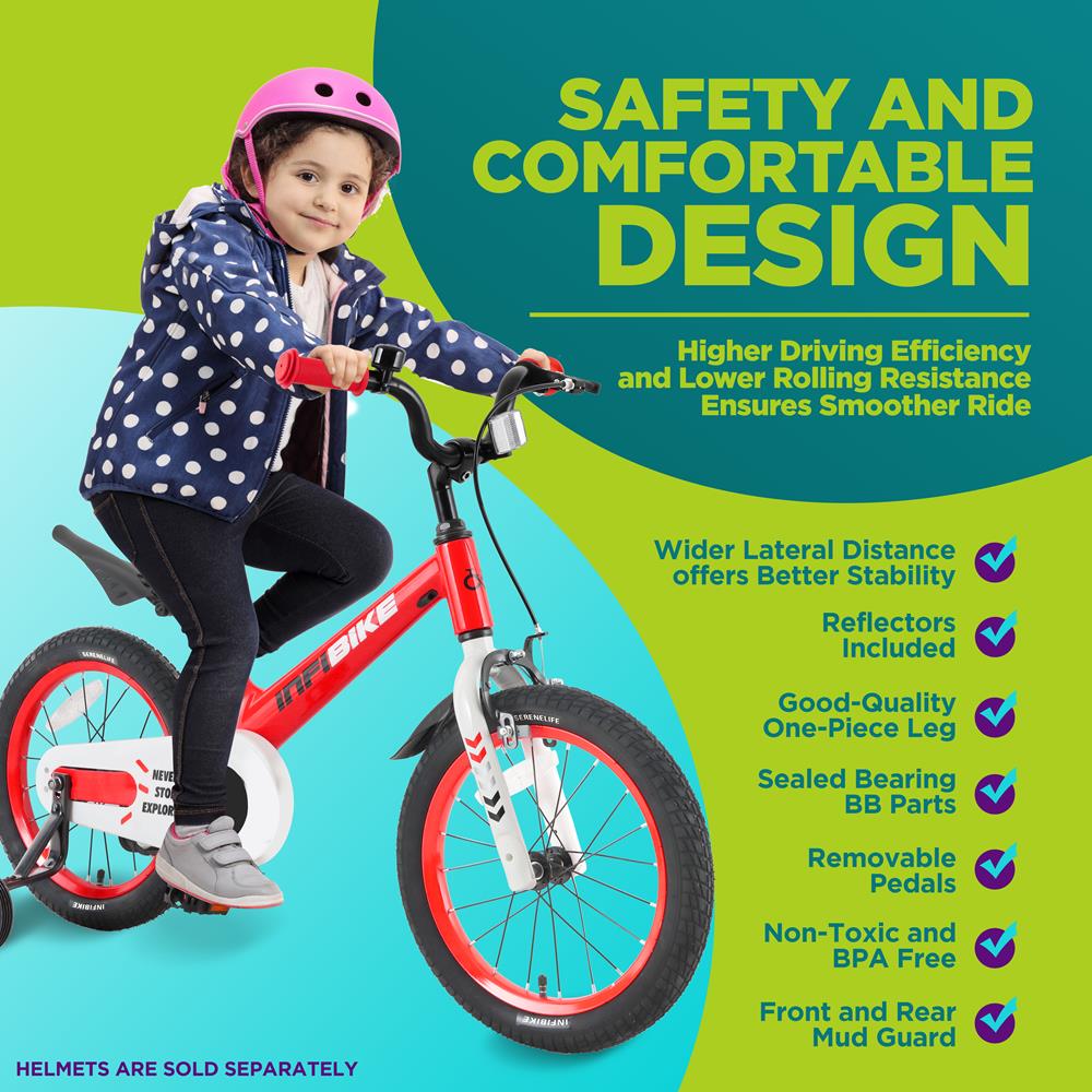 product image number 6 for SereneLife 16'' High-End Kid'S Bicycle