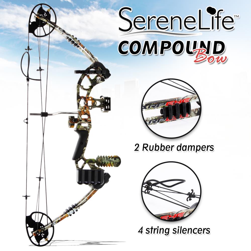 product image number 5 for SereneLife Compound Bow & Arrow Accessory Kit
