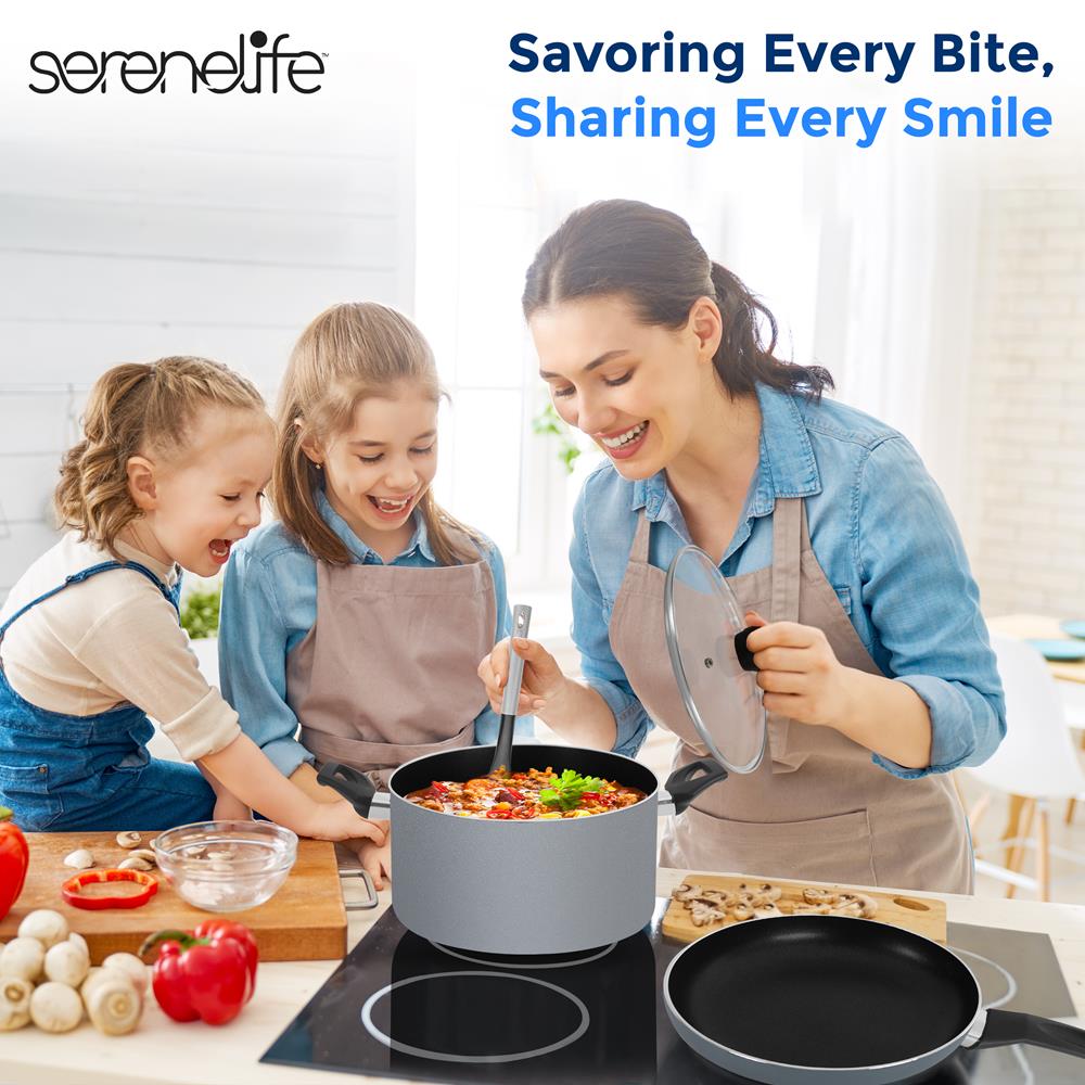 product image number 7 for SereneLife Home Kitchen Cookware Set