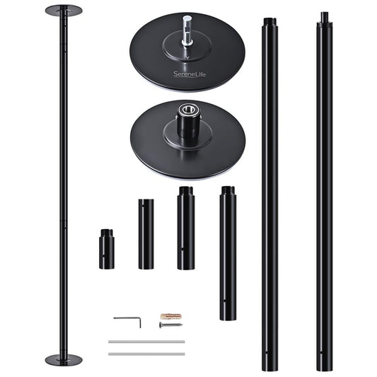 Adjustable Fitness Dance Pole, 1102 lb Capacity, Steel, Anti-Rust Surface