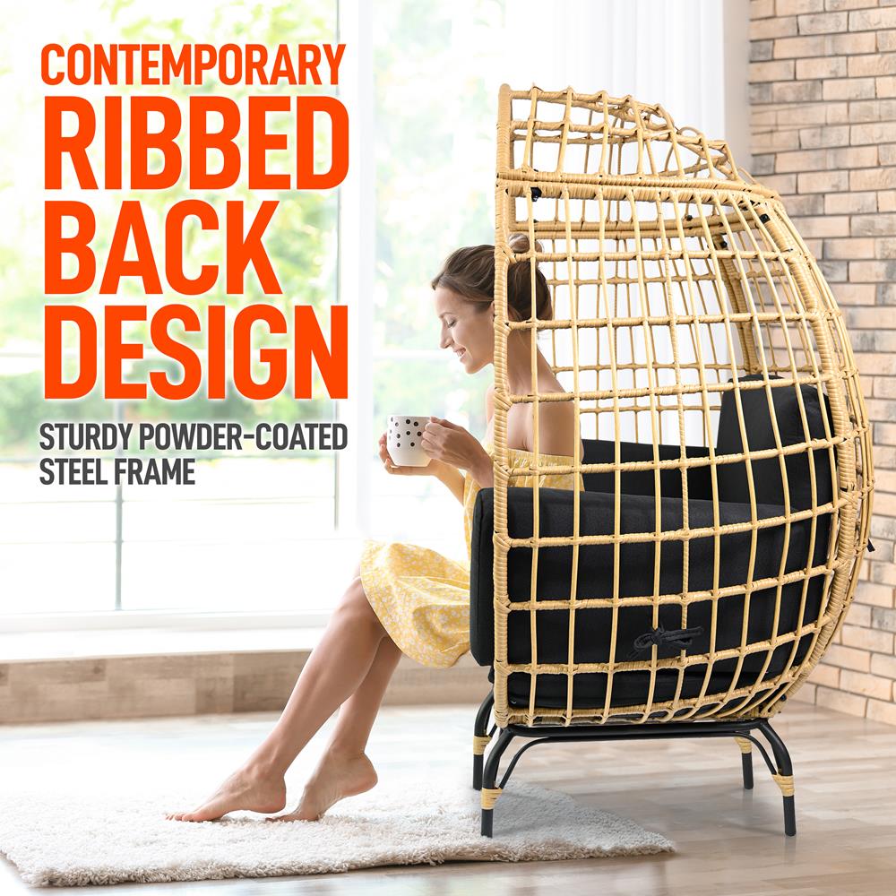 product image number 6 for SereneLife Wicker Egg Chair