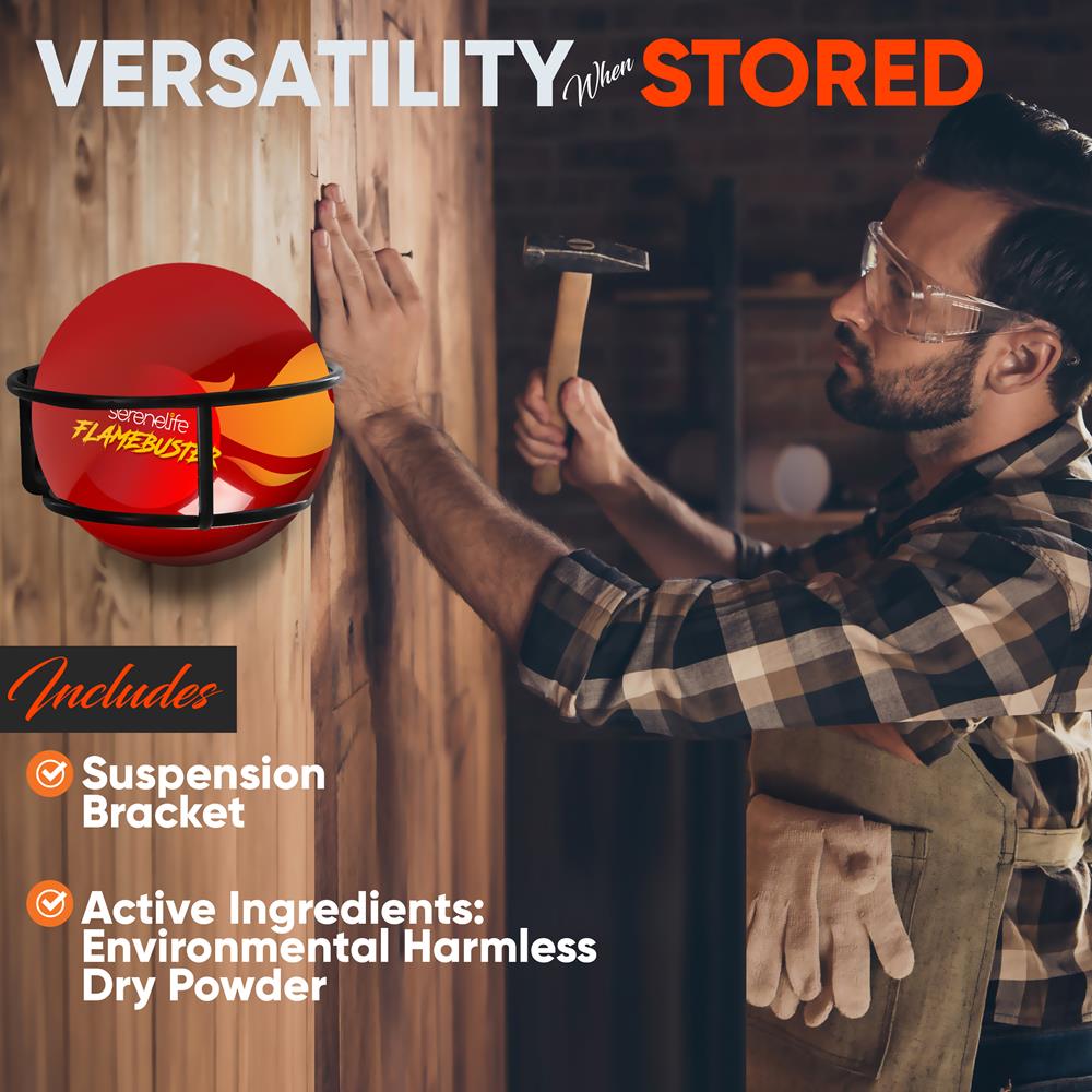 product image number 4 for SereneLife Fire Ball Extinguisher