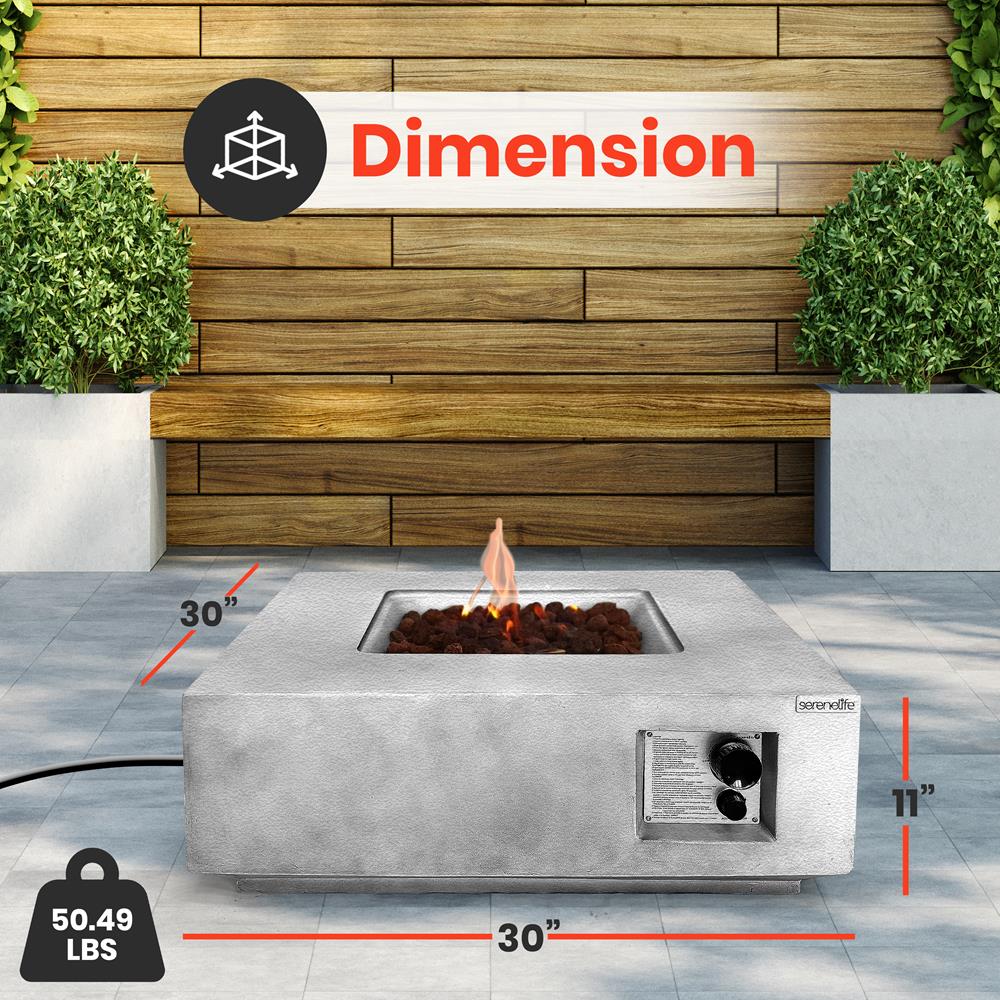 product image number 2 for SereneLife Propane Gas Fire Pit