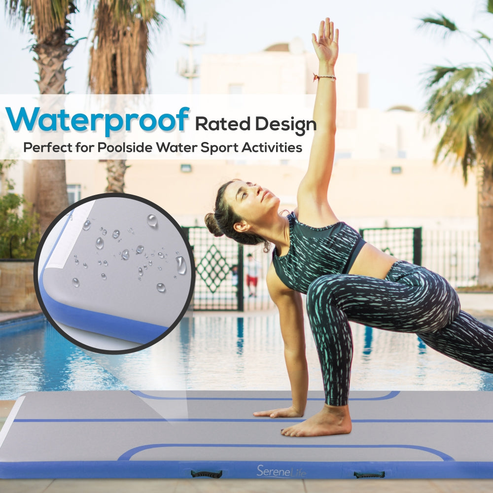 product image number 4 for SereneLife Tumbling Gymnastics Inflatable Air Mat