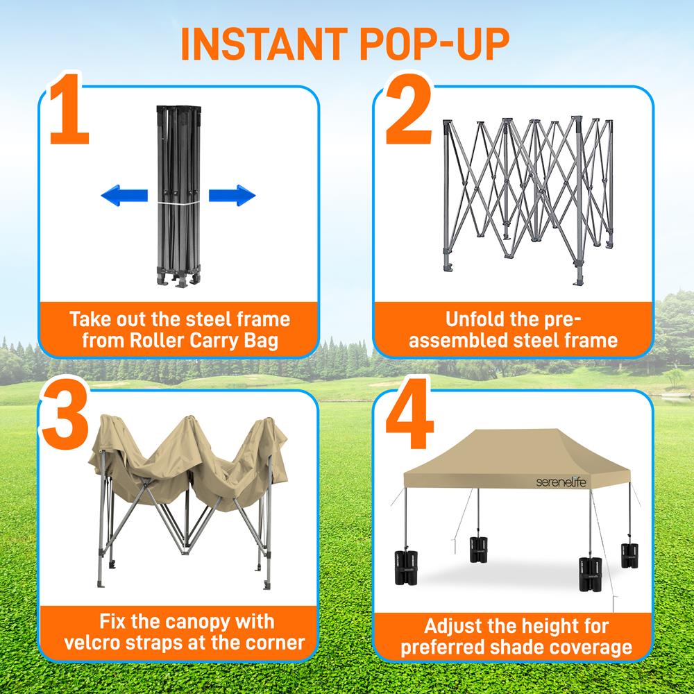 product image number 2 for SereneLife Tent Commercial Instant Shelter