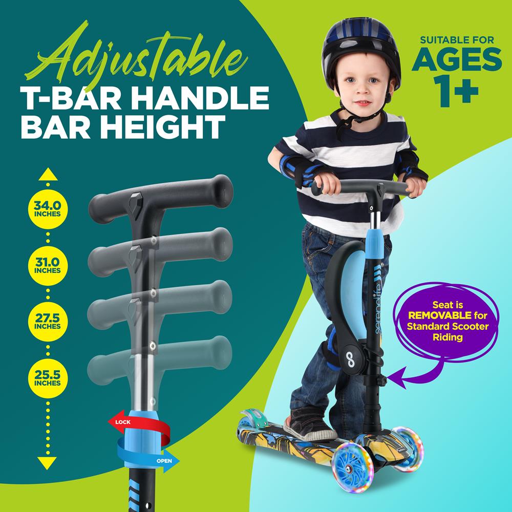product image number 4 for SereneLife Mini Kids Toy Scooter