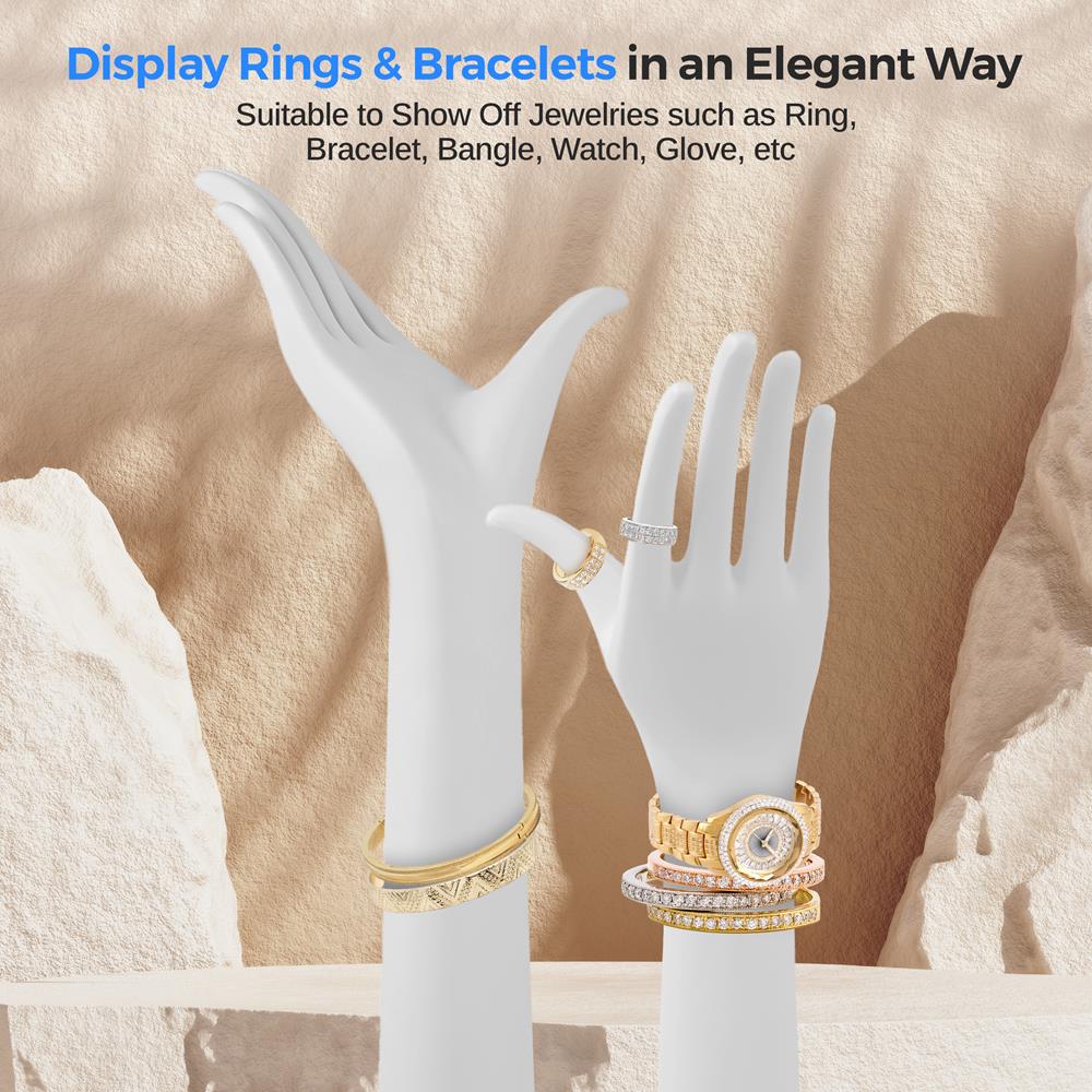product image number 4 for SereneLife Female Mannequin Hand Display Holder Sta