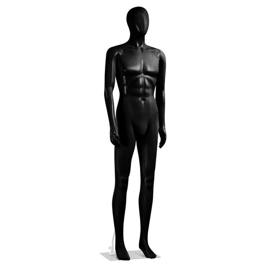 Mannequin masculin 73" Tête réglable Membres flexibles Design détachable