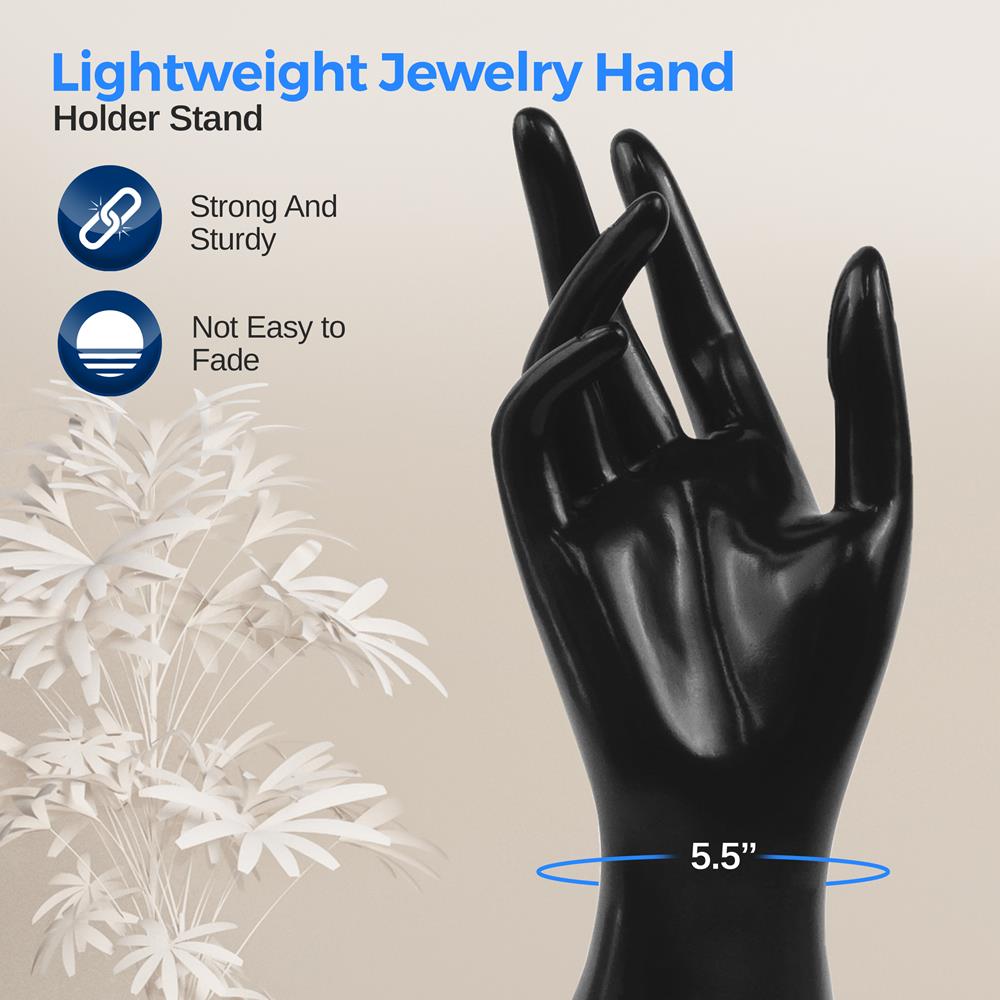 product image number 3 for SereneLife Female Mannequin Hand Display Holder Sta