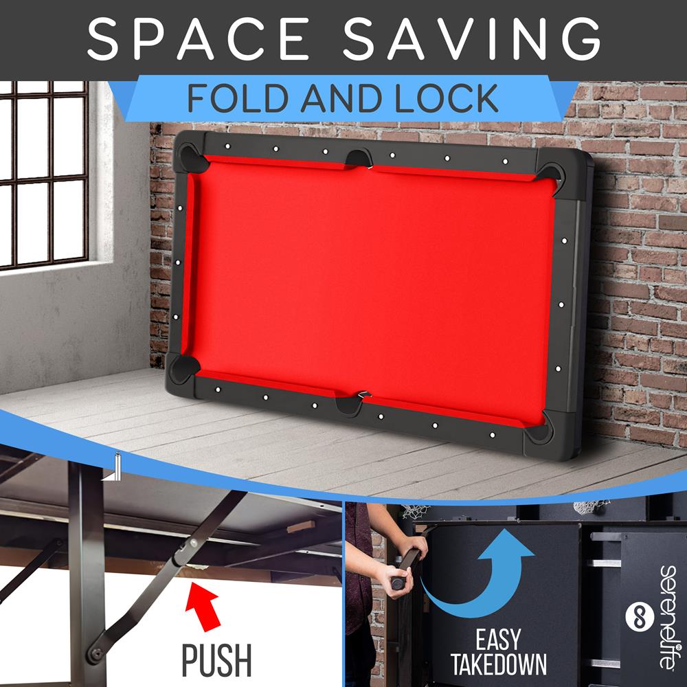 product image number 4 for SereneLife Portable Pool Table