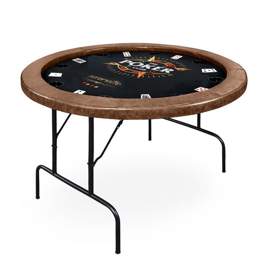 product image number 1 for SereneLife Rounded Poker/Casino Game Table